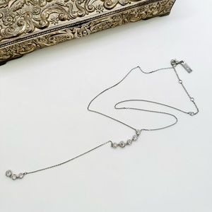 Vintage Simple Rhinestone Long Y Necklace